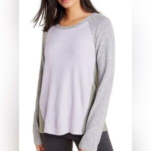 Women's Long Sleeve Colorblock Top